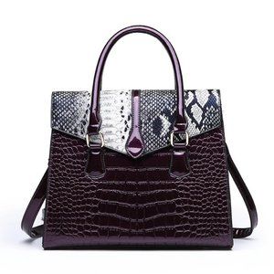 Boston Crocodile Handbag